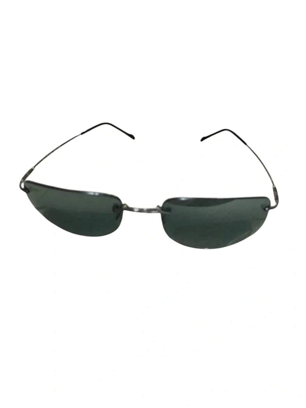 Maui Jim MJ450-02 Lahaina Polarized Stainless Rimless MJ Sport Sunglasses & Case